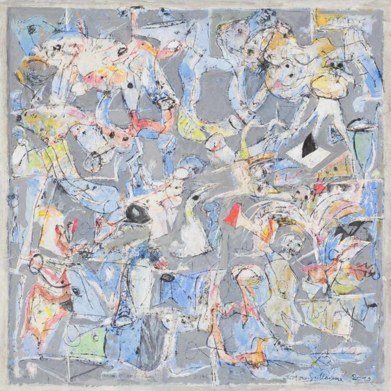 Composition, 2013 - Huile sur toile, 100 x 100