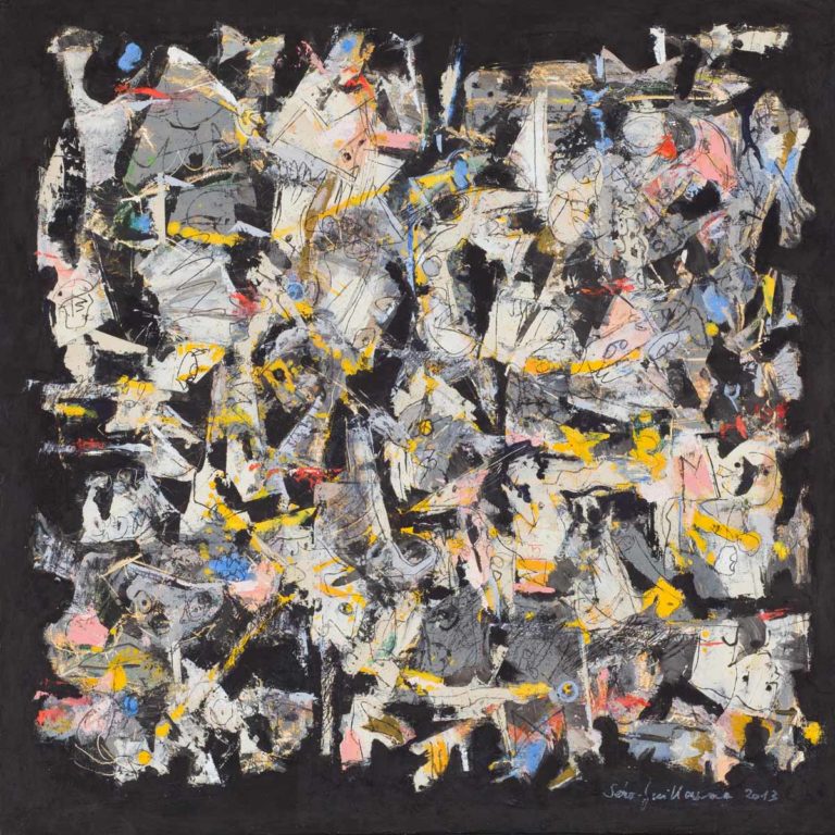 Composition, 2013 - Huile sur toile, 60 x 60